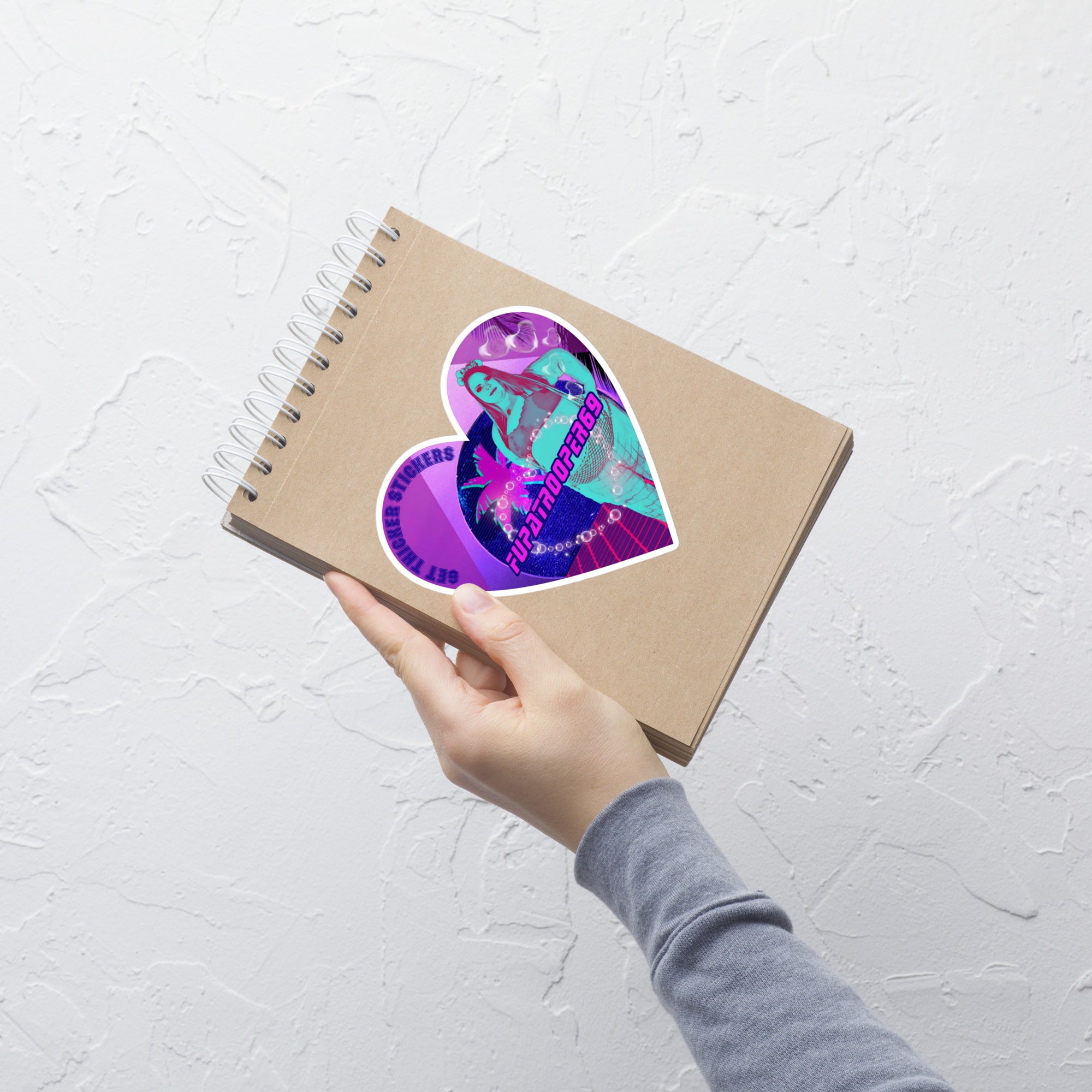 FupaTrooper69 x GetThickerStickers Collab Sticker | BBW Sticker | Sexy Retro Vinyl Decal