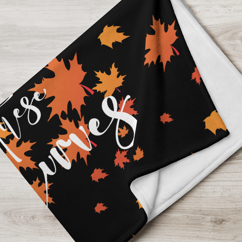 Falling for These Curves Throw Blanket